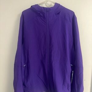 LuLuLemon Purple Hooded Jogger Warp Light Jacket *Packable Petrol Purple